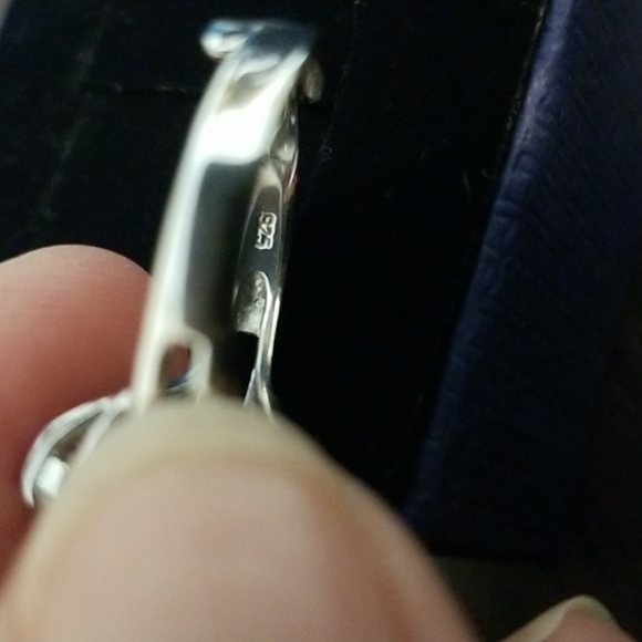 Set - 925 silver ring & earrings - Picture 11 of 13